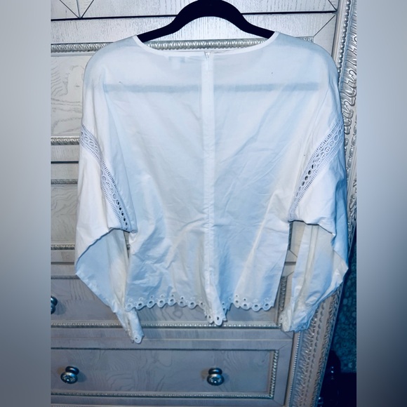 GUESS Women's Long Sleeve Erin Corset Top - Picture 4 of 6